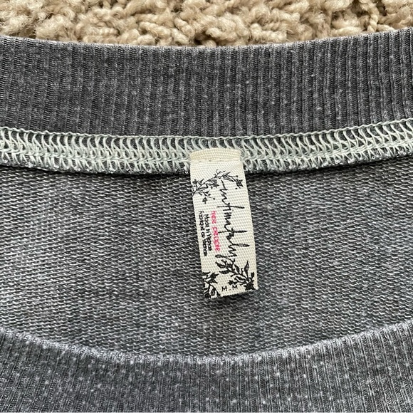 Free People Cozy Girl Bodysuit Washed Black Size M in washed black grey - Picture 8 of 11